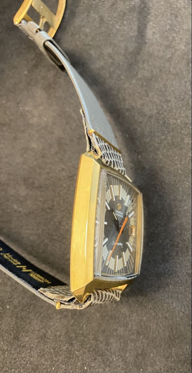 Omega Orologi: Omega Seamaster Date Automatic Gold Plated Vintage  – Usato da Zürich venduto da H.B.26 3