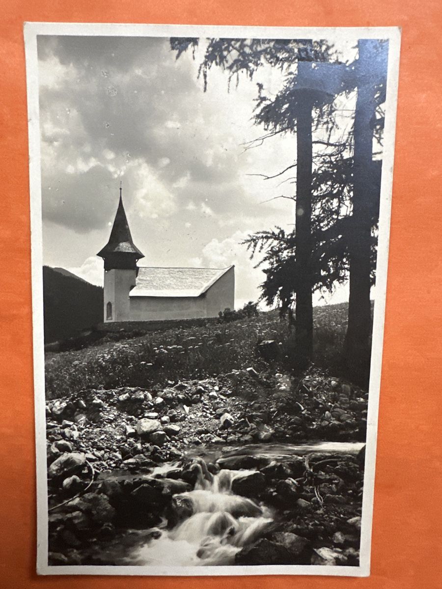 Ansichtskarten: 1921 Alte Postkarte Schweizer Kirche Nostalgie – Gebraucht aus Zürich von Chaeffeler