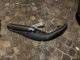Rennauspuff auspuff carbon minarelli Malaguti Aerox