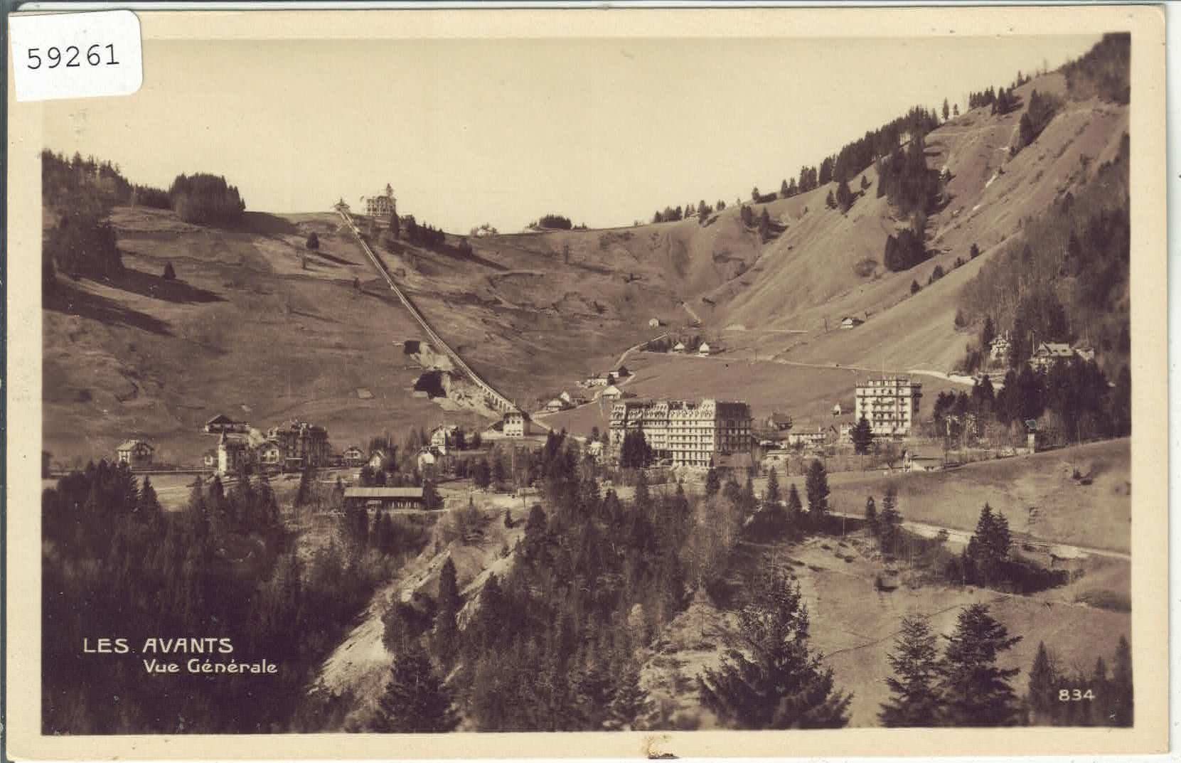 Cartoline postali: Les Avants - Vue generale – Usato da Ettingen venduto da Kartenplanet