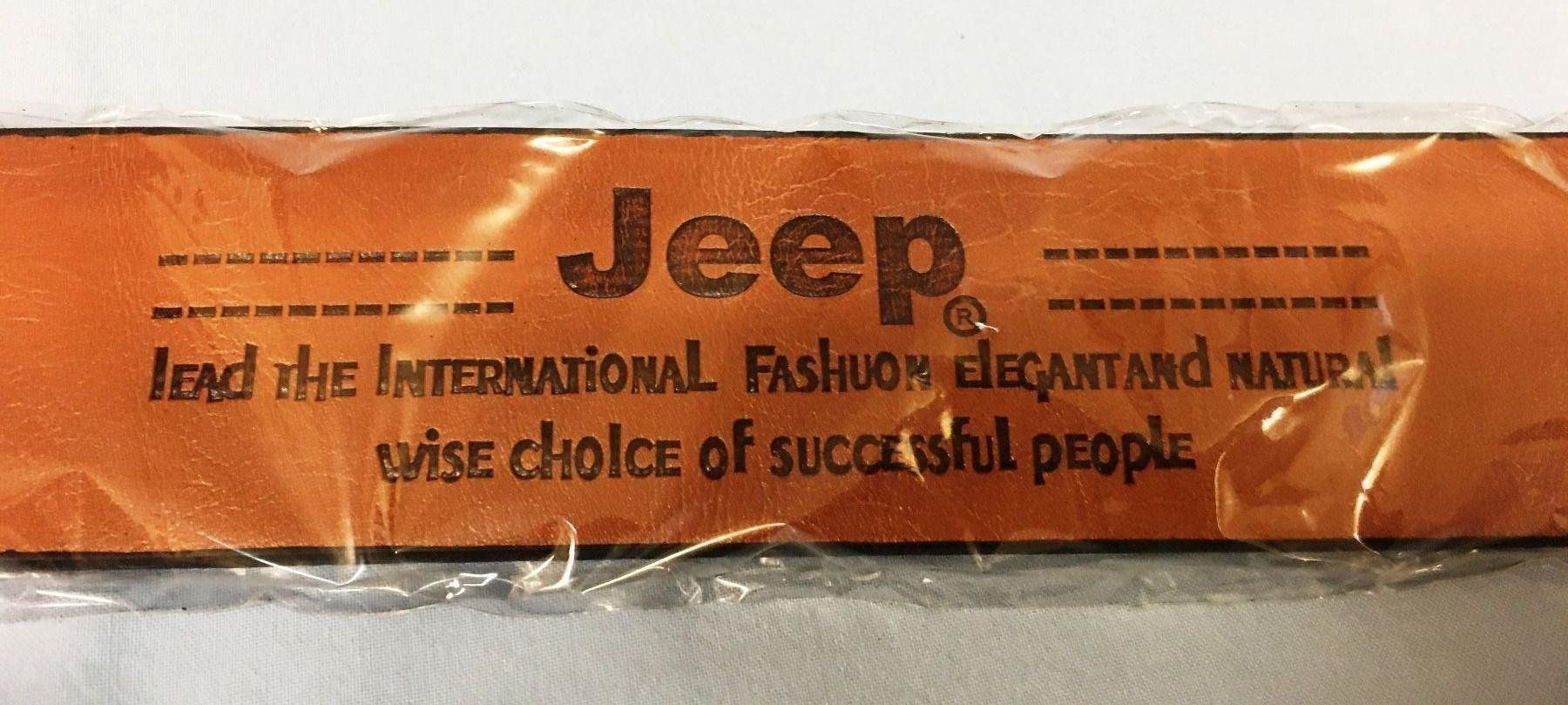 Jeep Ceintures: Jeep Ledergürtel 110 cm - 3.7cm – Neuf (Voir description) à Oftringen par Vucki