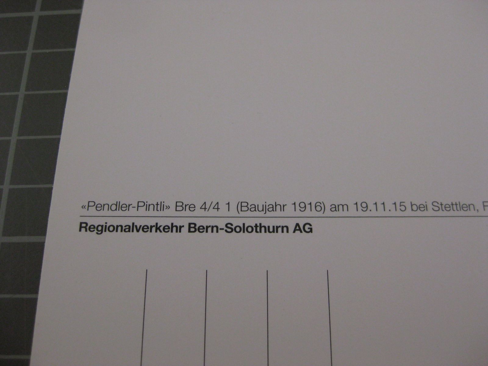 Cartoline postali: AK Bolligen mit Zug – Nuovo (secondo la descrizione) da Malters venduto da Marosko 2