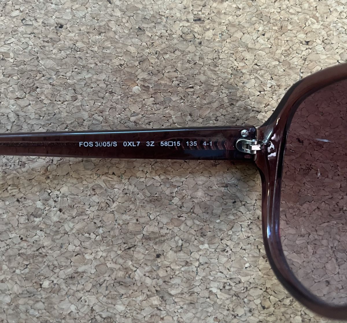 Fossil Occhiali & Lenti: Fossil Statement Sonnenbrille violettbraun – Usato da Zuchwil venduto da MLV92 4