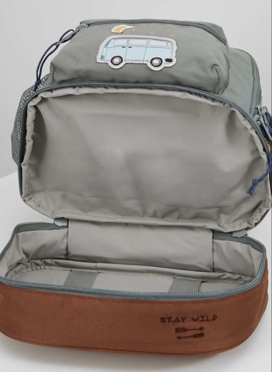 Rucksäcke: MINI BACKPACK ADVENTURE BUS Tagesrucksack cognac/olive – Gebraucht aus Uttigen von 1hihallo4 3
