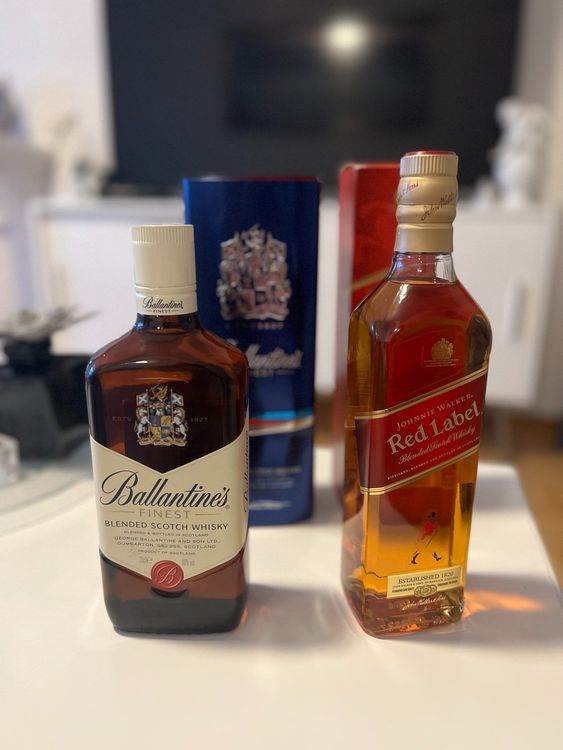 Ballantines Finest Metallbox & Red Label (Neu und originalverpackt) in ...
