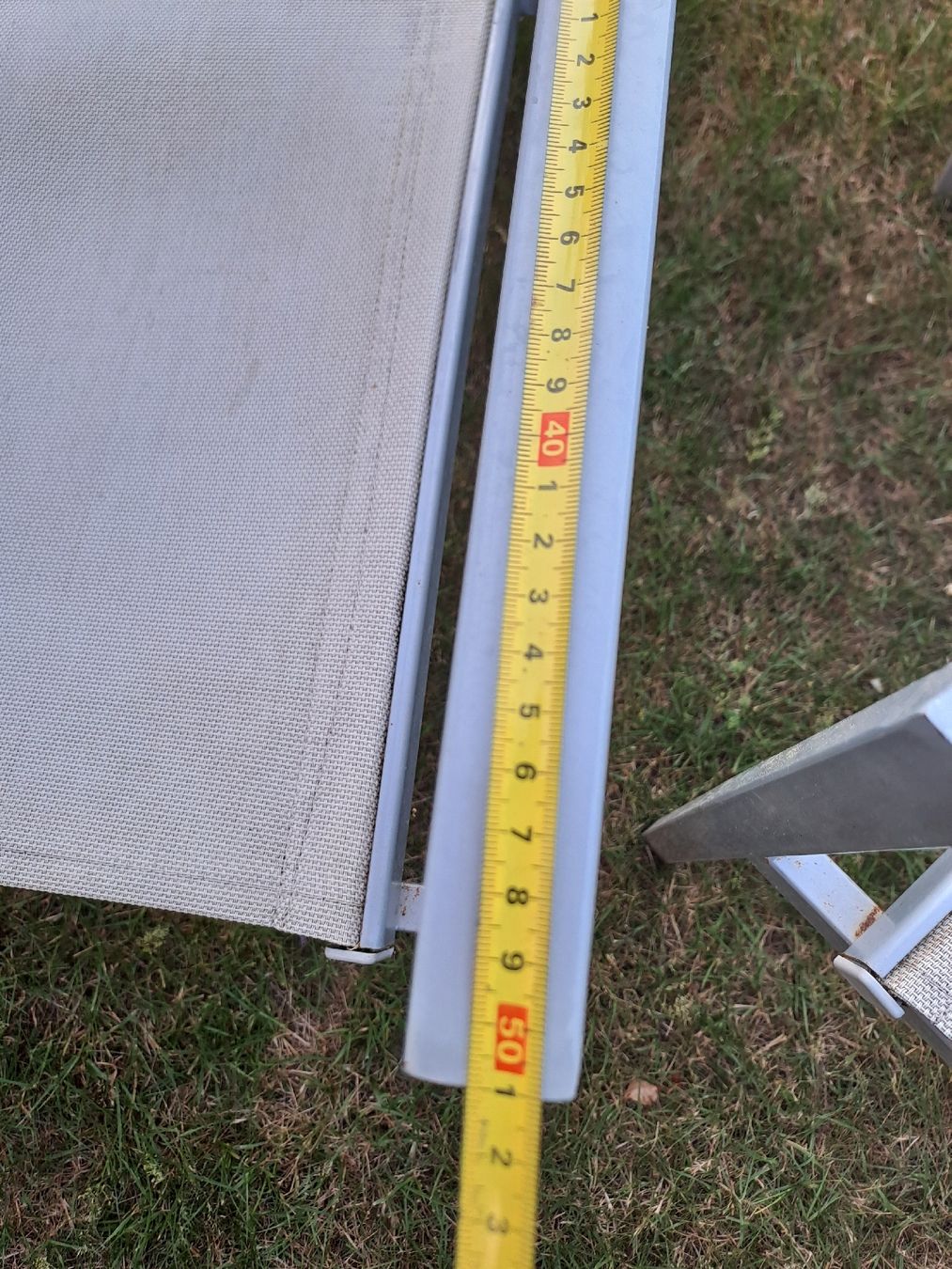 Sedie: 6 Gartenstühle Aluminium Textil, 43cm Sitzhöhe – Usato da Magden venduto da Gabbos 1