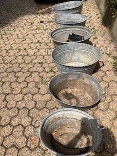 Altre Decorazioni per giardino: Vasche in Zinco / Zinkwannen – Usato da Agno venduto da Akasha65 4