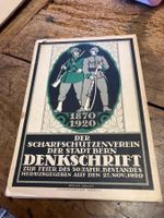1920 Denkschrift Scharfschützenverein der Stadt Bern