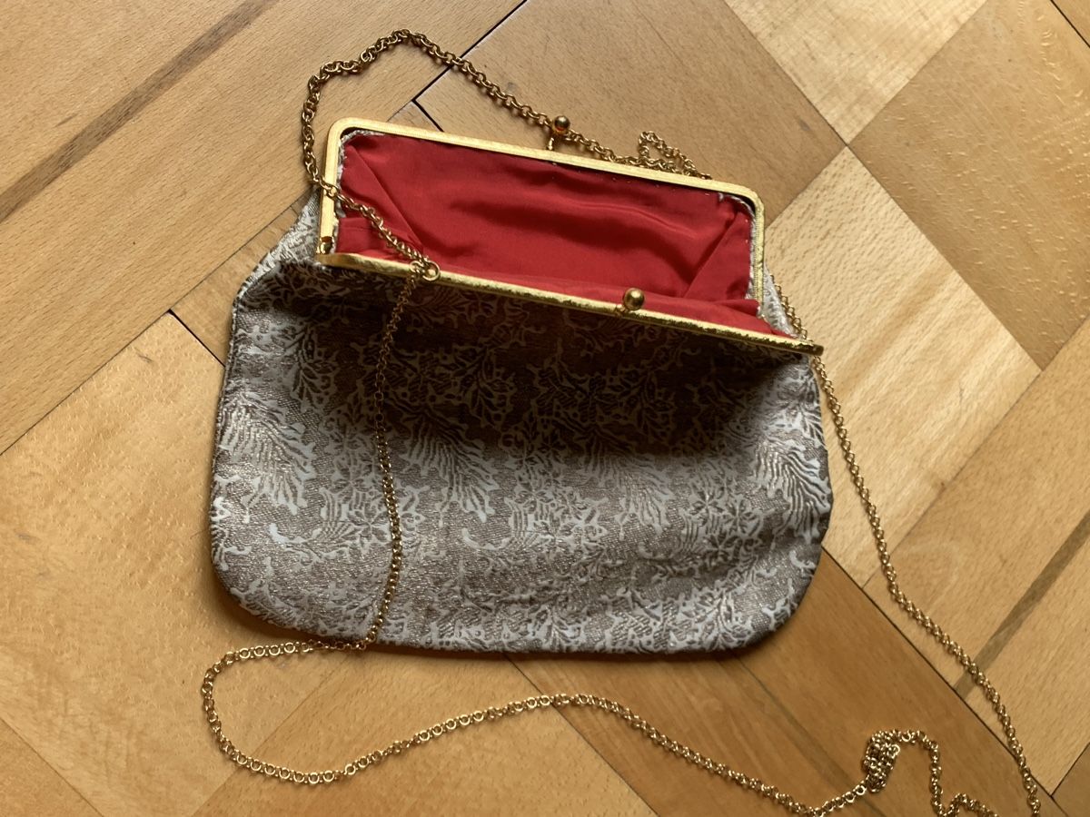 Borse da donna: Handtasche Clutch Brokat festlich – Usato da Zürich venduto da EuleundHase