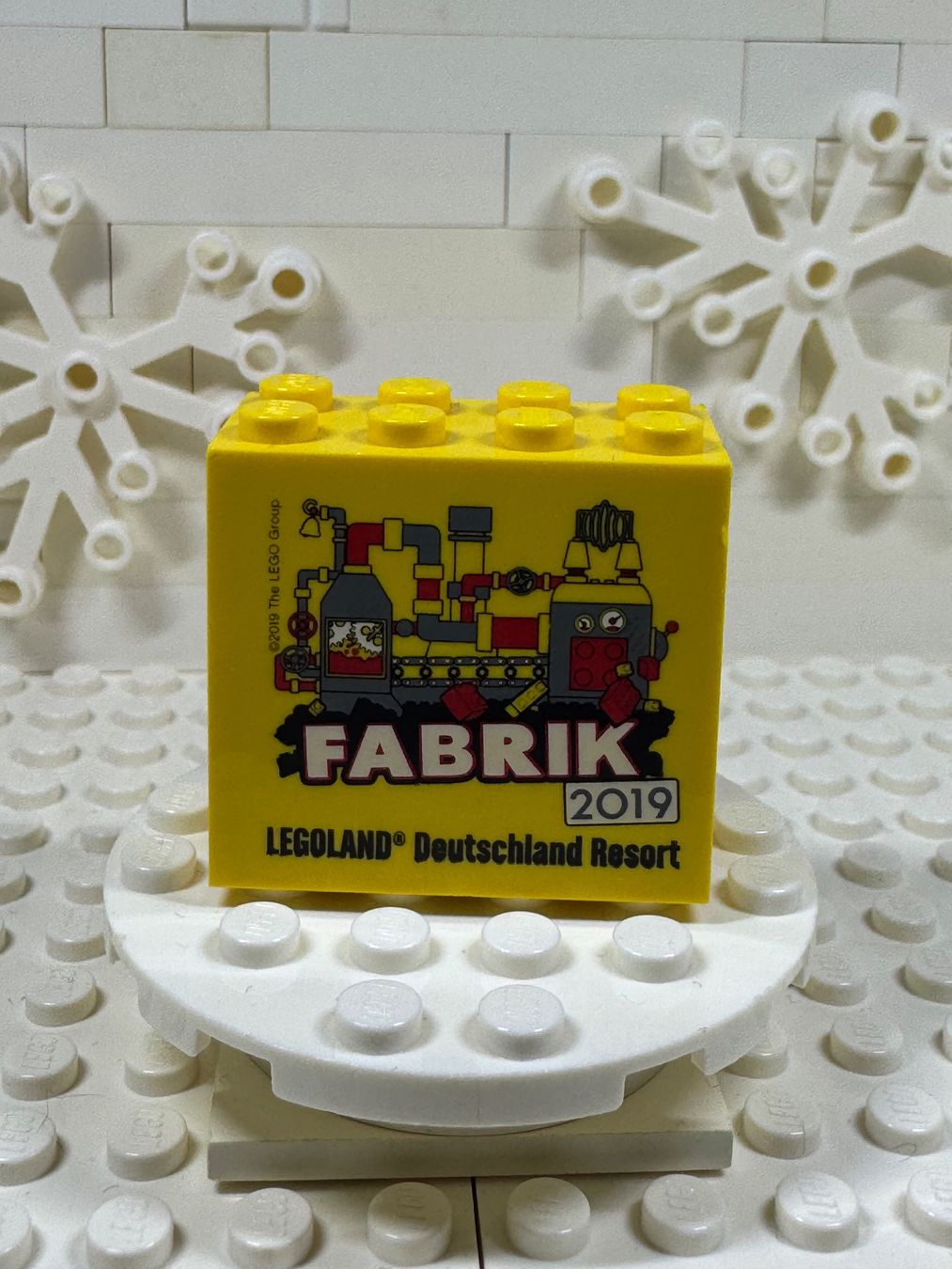 Lego Giocattoli: Lego Fabrik Besucher Stein 2019 – Nuovo (secondo la descrizione) da Brunnen venduto da Useattle