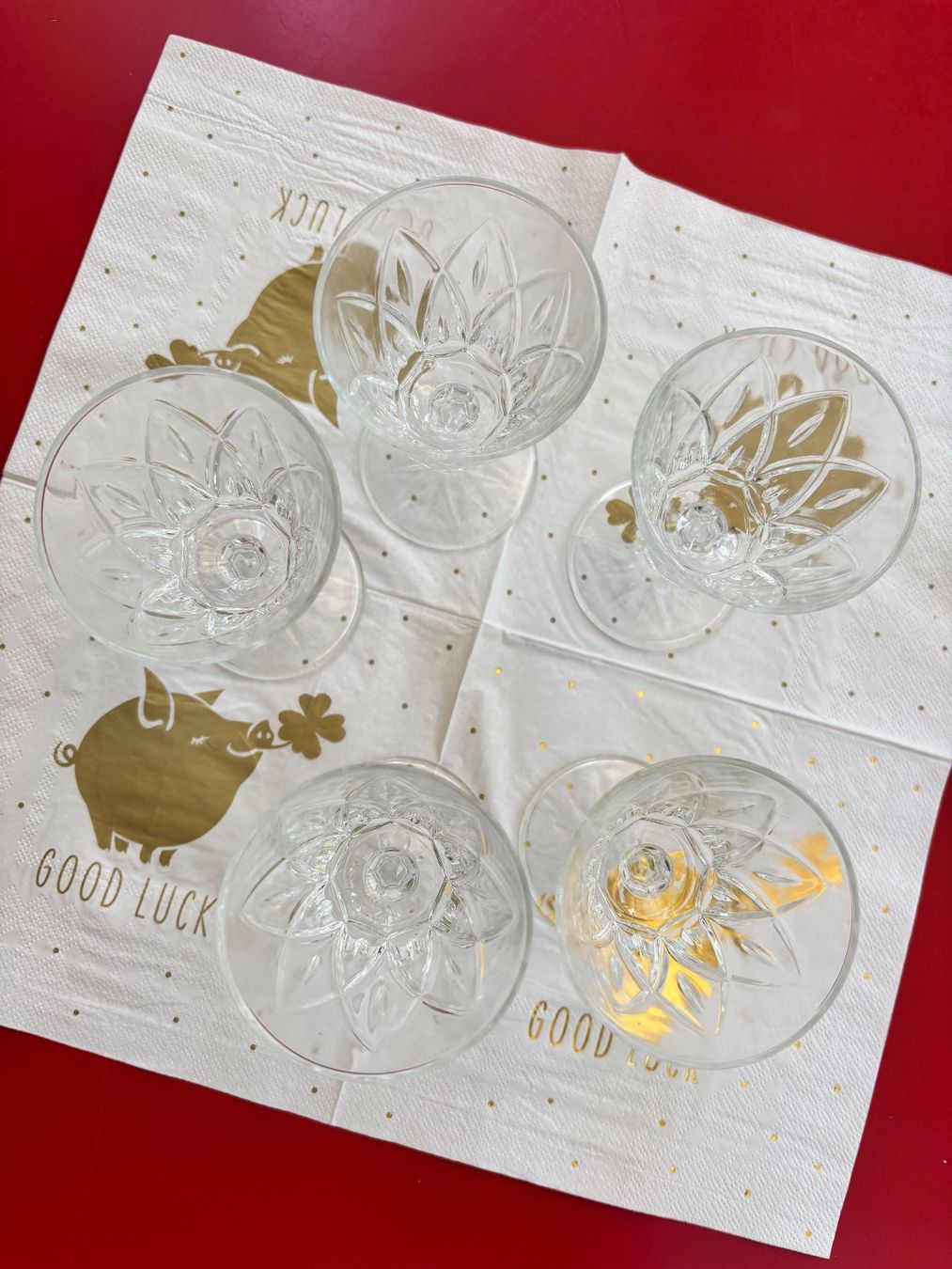 Bicchieri: 5 Schnapsgläser Set, zeitloses Design – Usato da Zürich venduto da Sonnenschein12 2