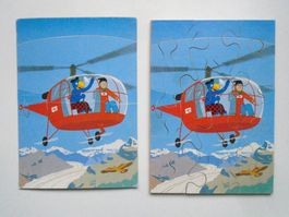 GLOBI im Rettungsflugwacht-Helikopter* Holzpuzzle, Penelope?