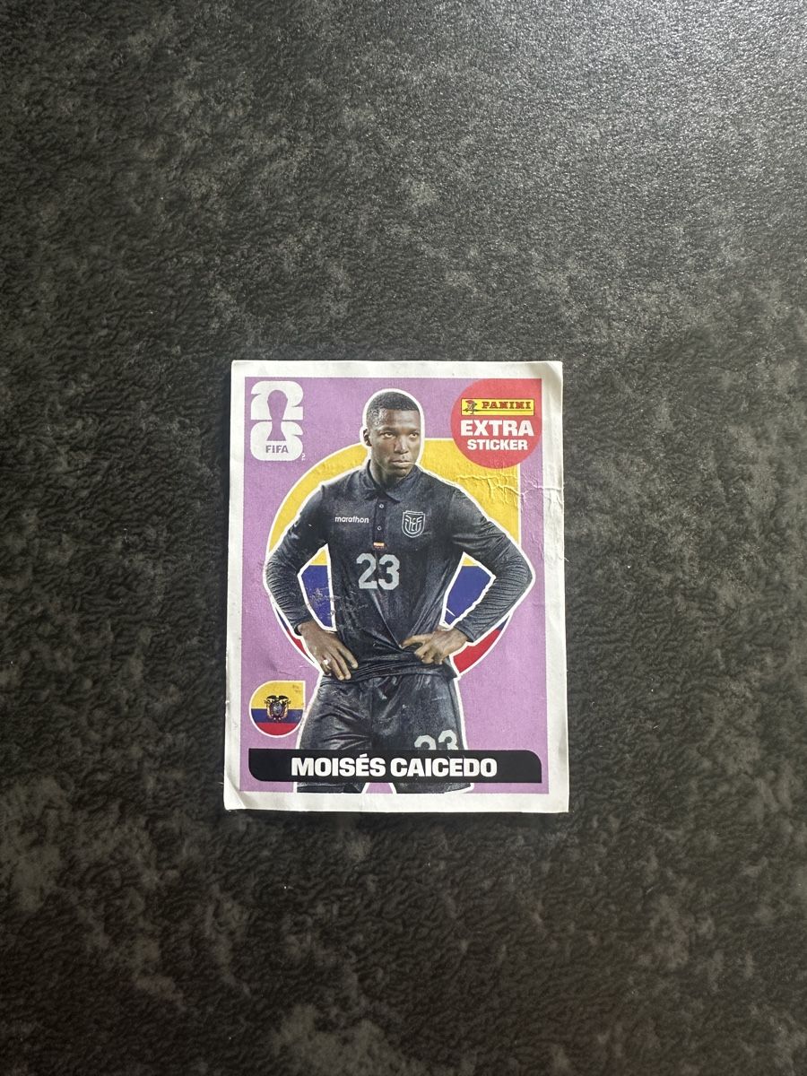 Panini Carte collezionabili: Moisés Caicedo Extra Sticker – Nuovo (secondo la descrizione) da Péry venduto da semsi72