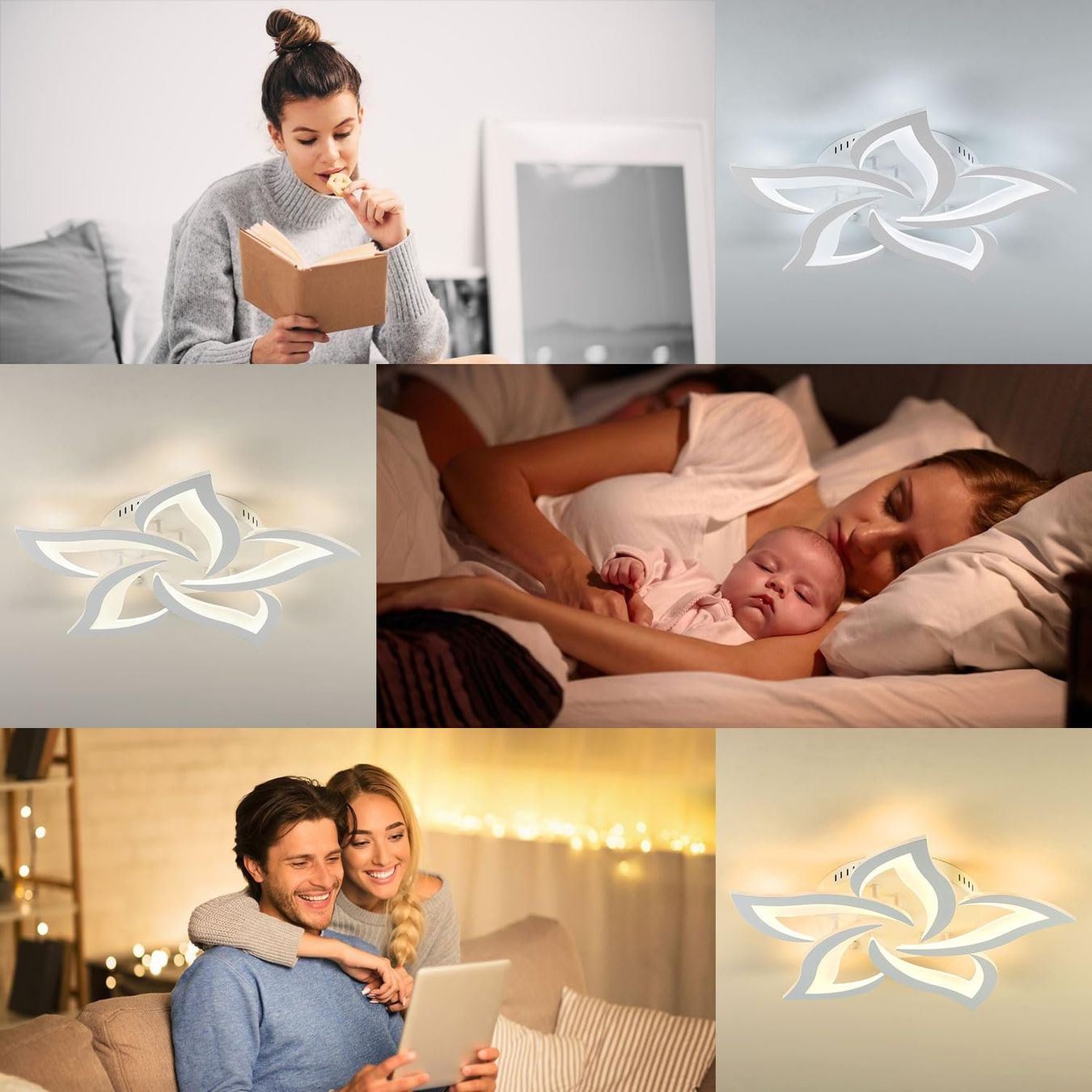 Lampadari & plafoniere: Deckenleuchte Deckenlampe LED dimmbar mit Fernbedienung – Nuovo e nell'imballaggio originale da Herisau venduto da Serenco 4