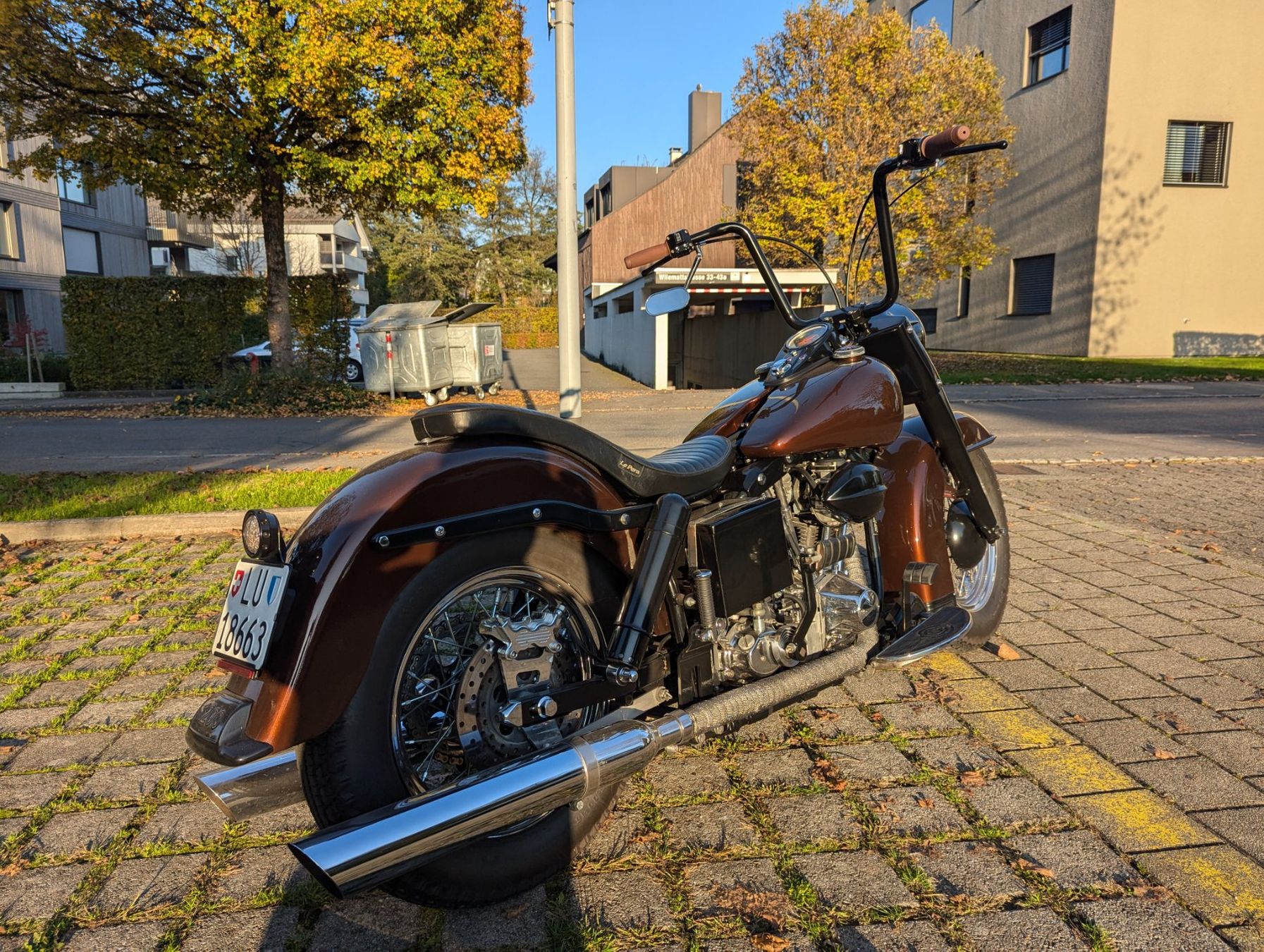 Harley-Davidson Chopper: Harley Davidson Shovelhead – Gebraucht aus Sursee von BODYROCK01 2