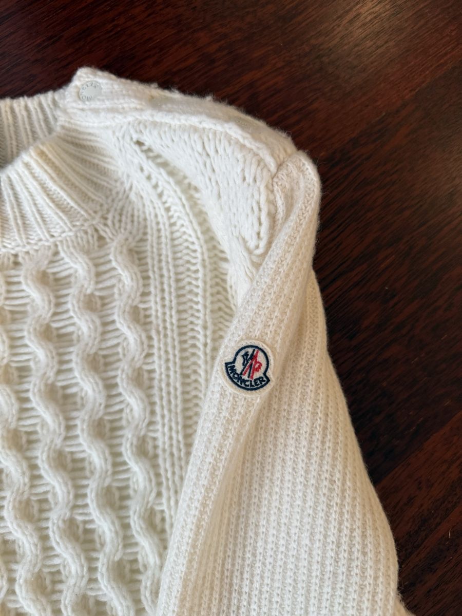 Moncler Maglioni & Felpe: Pull Moncler maille et nylon blanc taille XS – Nuovo (secondo la descrizione) da Genève venduto da iry_67wr 2