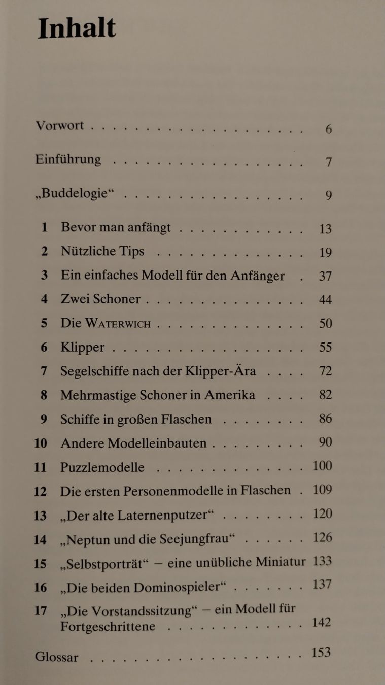 Bücher: Buddel-Schiffe: Miniaturen in der Flasche / Buch 1989 – Gebraucht aus Bellach von JingleJerry 2