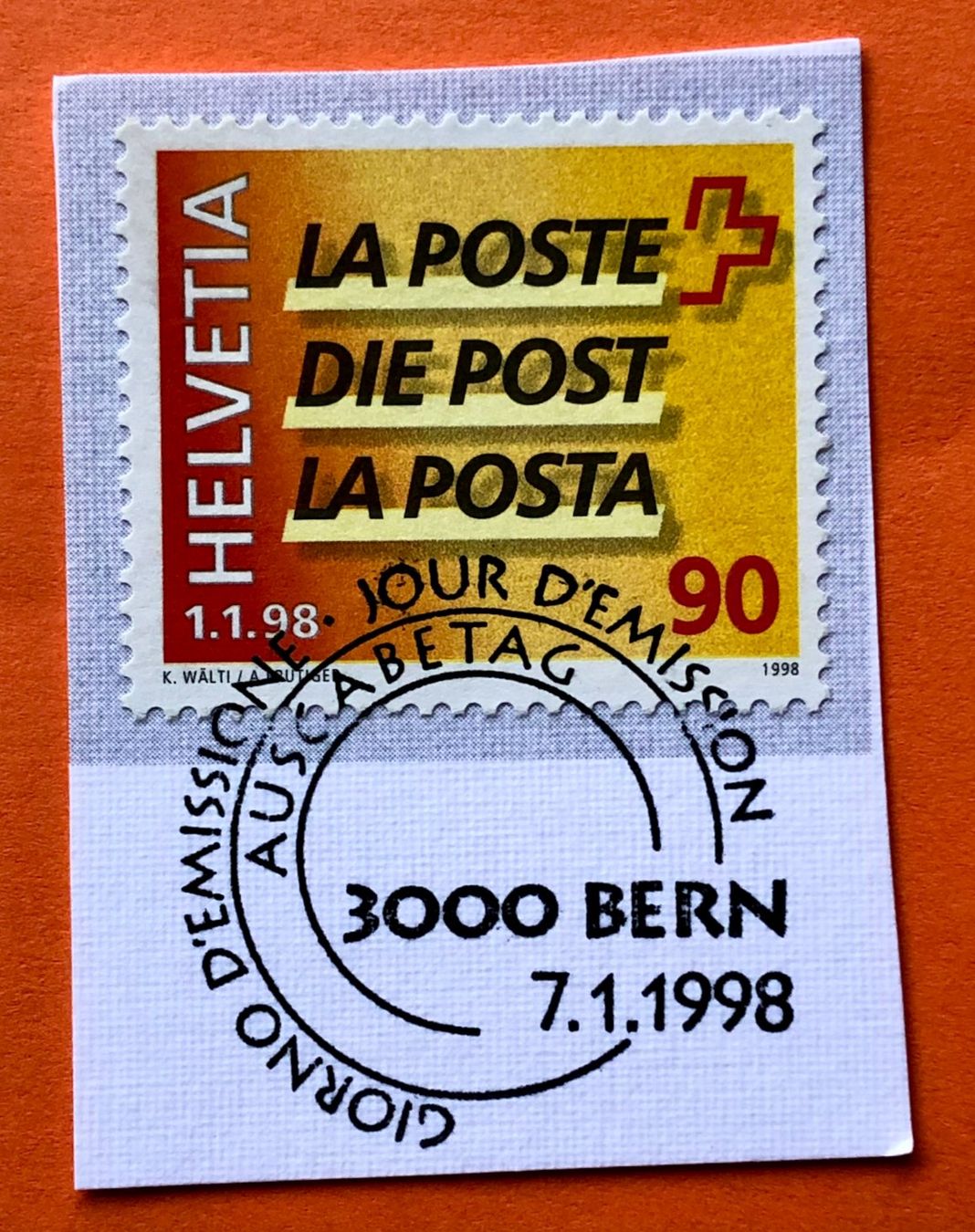 Tutti i francobolli: Nr.937 Sondermarken GESTEMPELT 1998    – Usato da Aarau venduto da Billa007