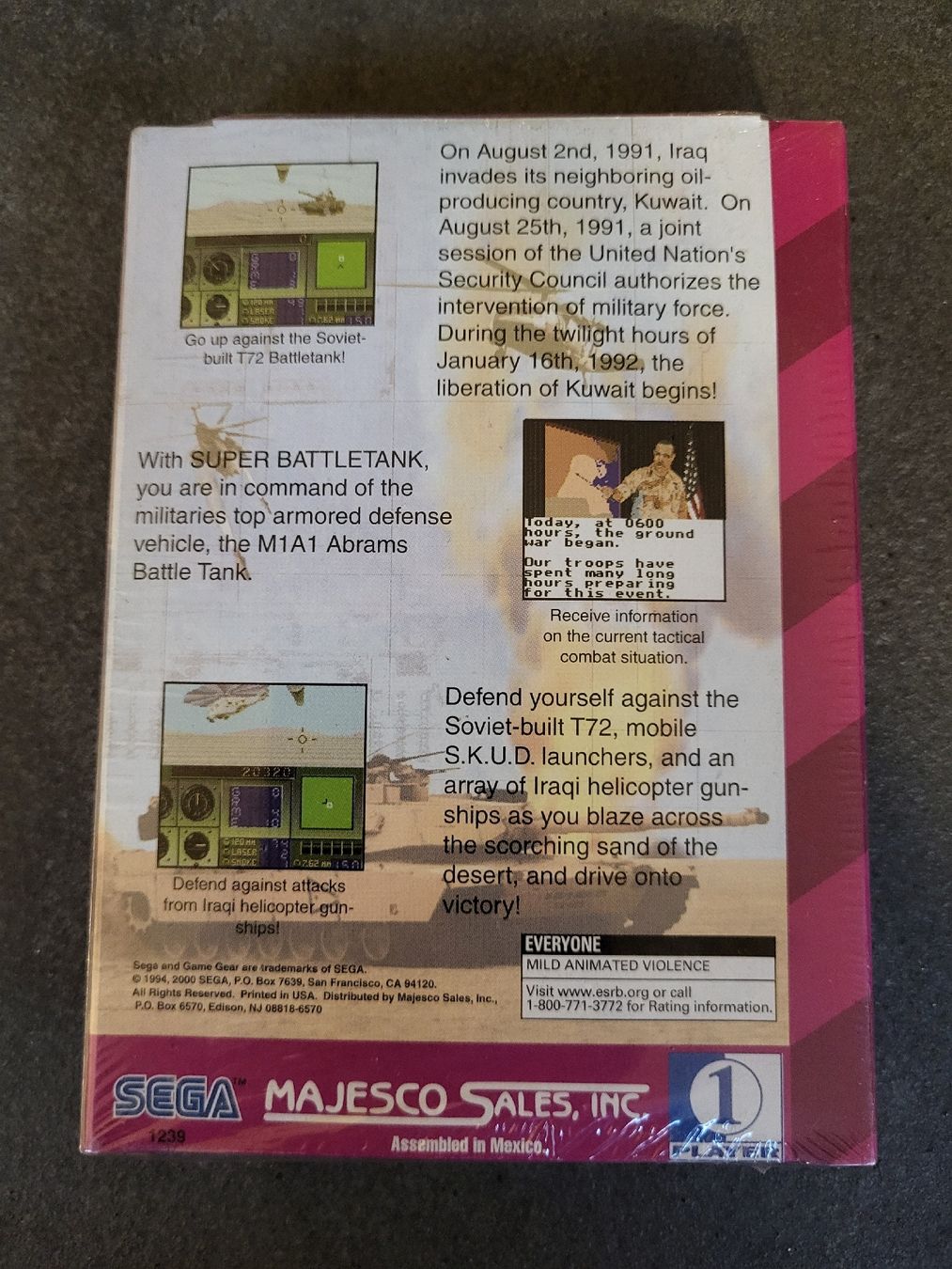 Sega Spiele: Super Battletank - Game Gear - Sealed! – Neu und originalverpackt aus Benken SG von WALUK 1
