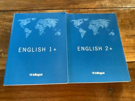 Lot de 2 manuels d'anglais Inlingua - English 1 et 2 +