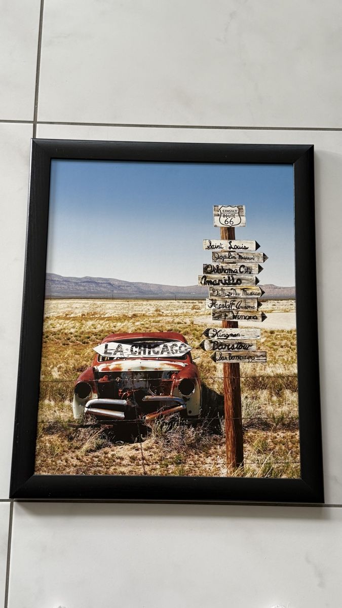 Poster & Bilder: Bilder Set 3stk Oldtimer Bilder Vintage Stil Dekoration – Gebraucht aus Buchrain von Kindlein 2