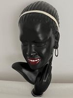 Antike KERAMIK-WAND-MASKE / „Cortendorf“ / Top-Zustand!