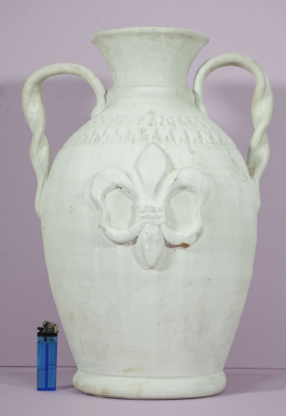 Vasi & Recipienti: wunderschöne handgearbeitete Bodenvase mit Liliendekor – Usato da Meggen venduto da Trouvaillen 2