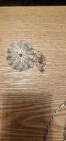 Vintage Filigrane Brosche, Silber 935 Handarbeit