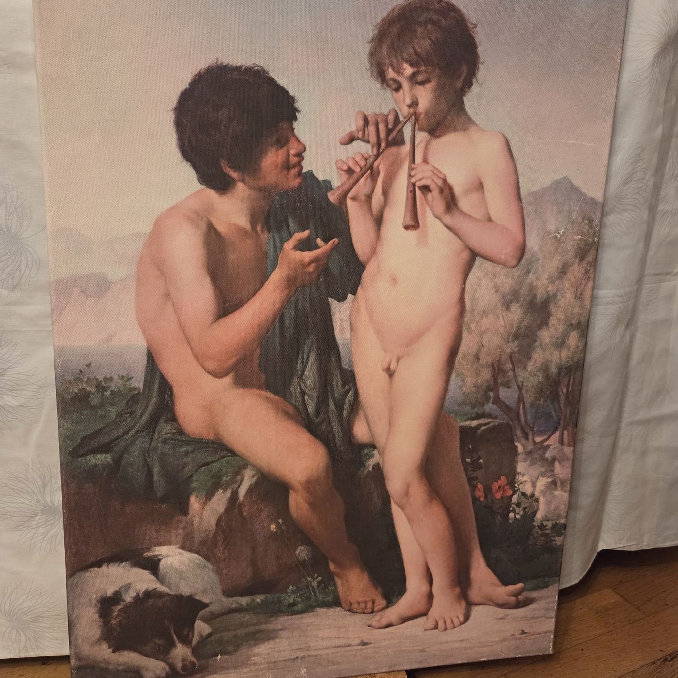 Foto & Immagini: Flöten Junge Kunstdruck – Usato da Kriens venduto da gra_fhn7 9