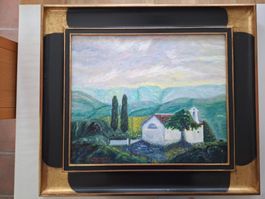 Landschaftsgemälde. W. Brülhart.