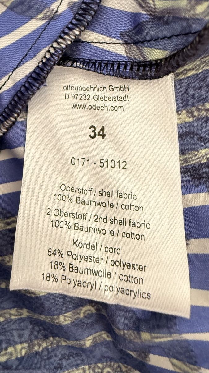 Gonne: ODEHEE Designer Cotton Skirt, Size 34 – Usato da Zollikerberg venduto da MK-13 4