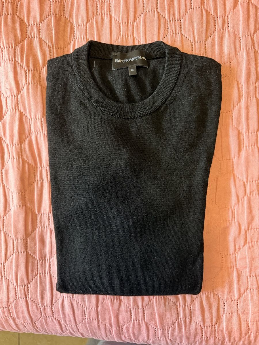 Armani Maglioni & Felpe: Pull noir Emporio Armani taille M – Nuovo (secondo la descrizione) da Le Lignon venduto da Ana2831 1