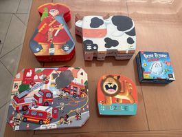 Lot de puzzles et jeu dès 3ans