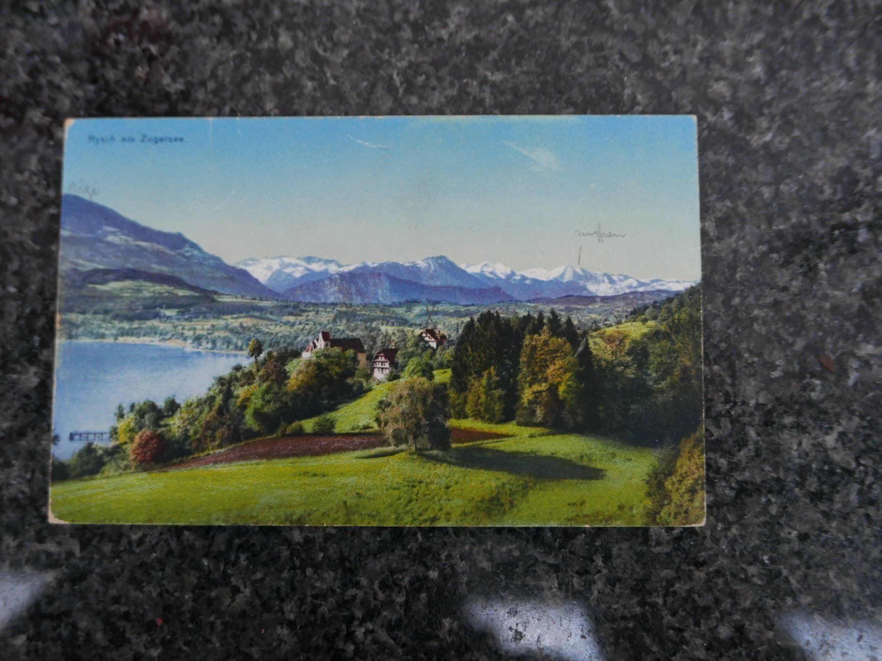 Cartoline postali: Risch am Zugersee 1922 – Usato da Rotkreuz venduto da nigal