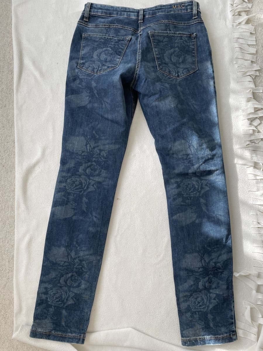 Jeans: Jeans MAC 40 Skinny mit Blumenprint – Usato da Zürich venduto da Pamuk04 3