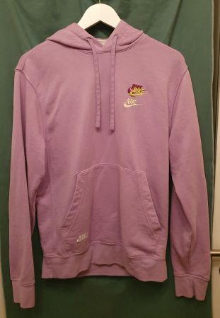 Nike Kaputzen Pullover Lila / Violet Stickerei Grösse: S