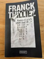 Livre de Franck Thilliez Le manuscrit inachevé 