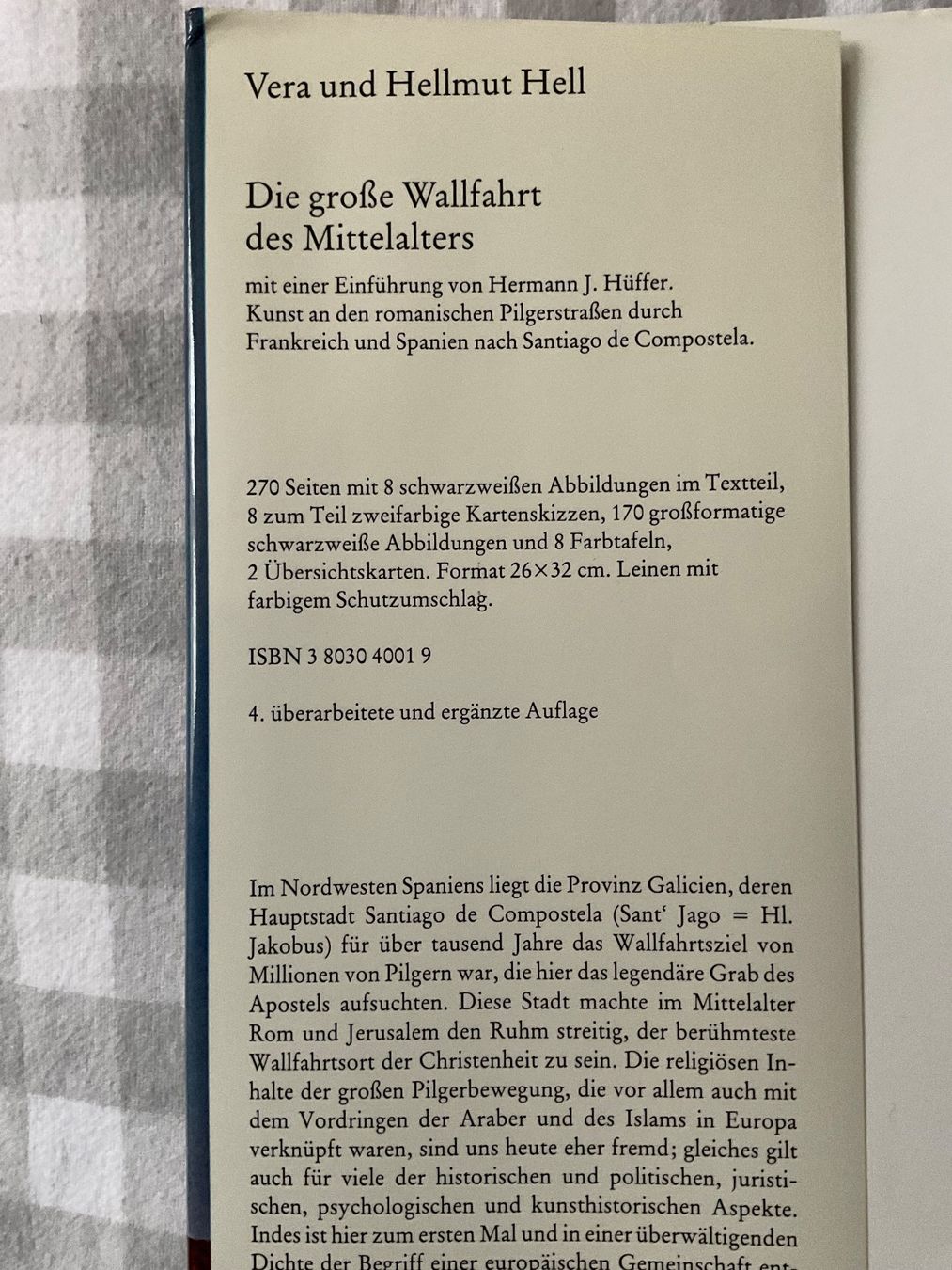 Libri: , Vera & Hellmut Hell; Die grosse Wallfahrt des Mittelalters – Usato da Zürich venduto da tol_b7c7 1