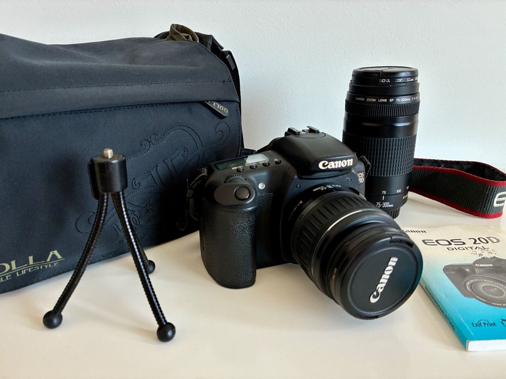 Canon Appareil photo: Canon EOS 20D mit Objektiven & Stativ & Tasche, Top Zustand! – D'occasion à Zürich par tersus1981 1