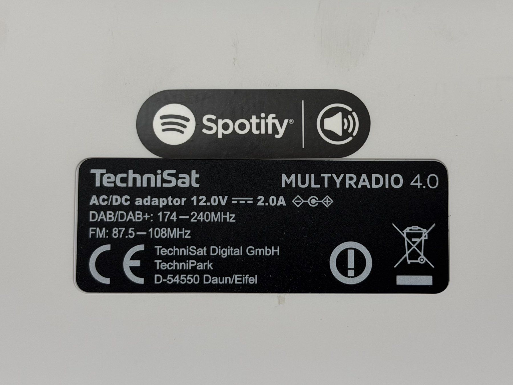 Technisat Radio: TechniSat Multyradio 4.0 | DAB+, WLAN, Bluetooth, Spotify, – Usato da Glarus venduto da walkerit 3