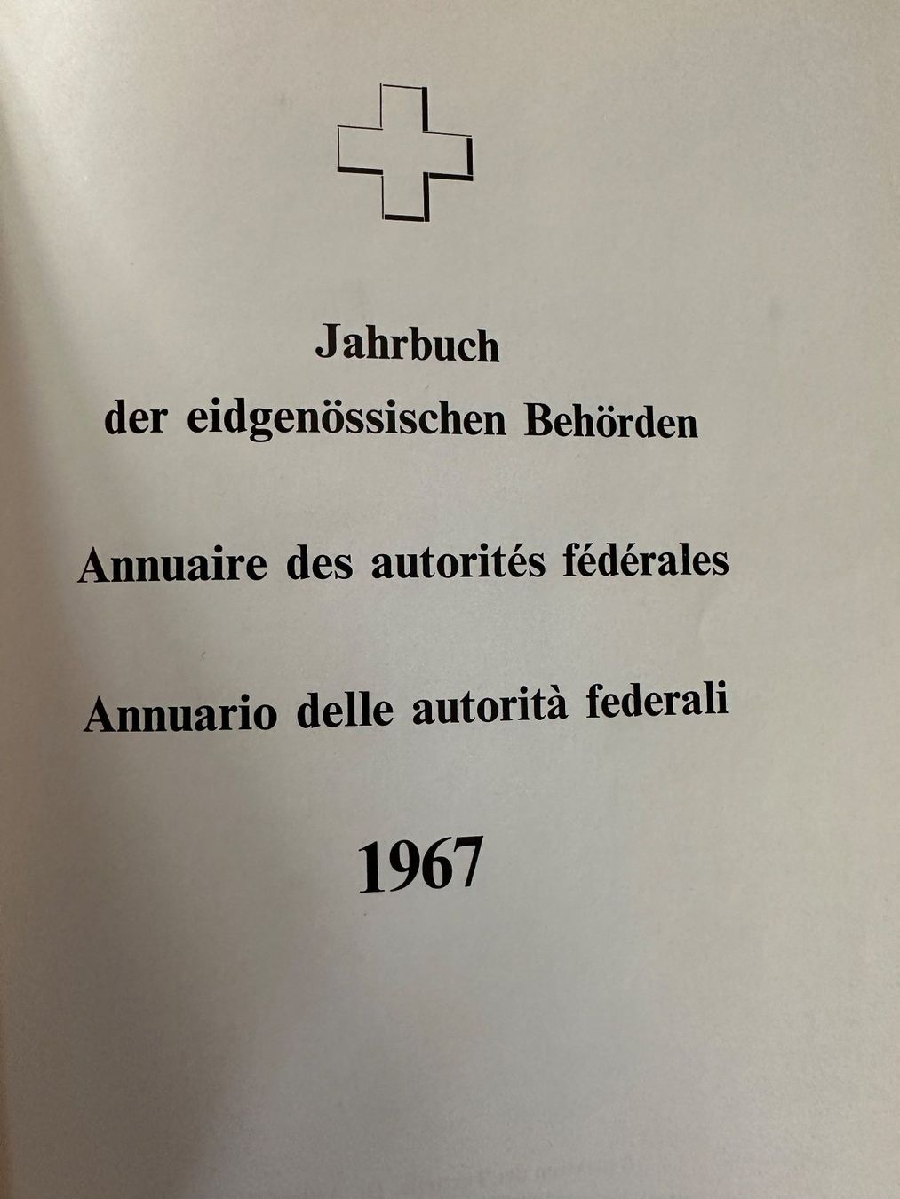 Libri: Jahrbuch der Eidgenössischen Behörden 1967 – Usato da Boswil venduto da pavo1 3