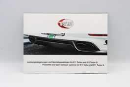 Techart Porsche 911 991 Turbo / S Sportabgasanlagen Prospekt