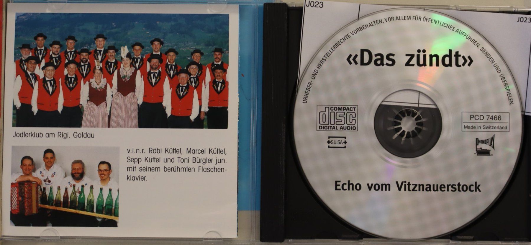 CD: Echo Vom Vitznauerstock – Das Zündt – Usato da Luzern venduto da CONTENTI 1