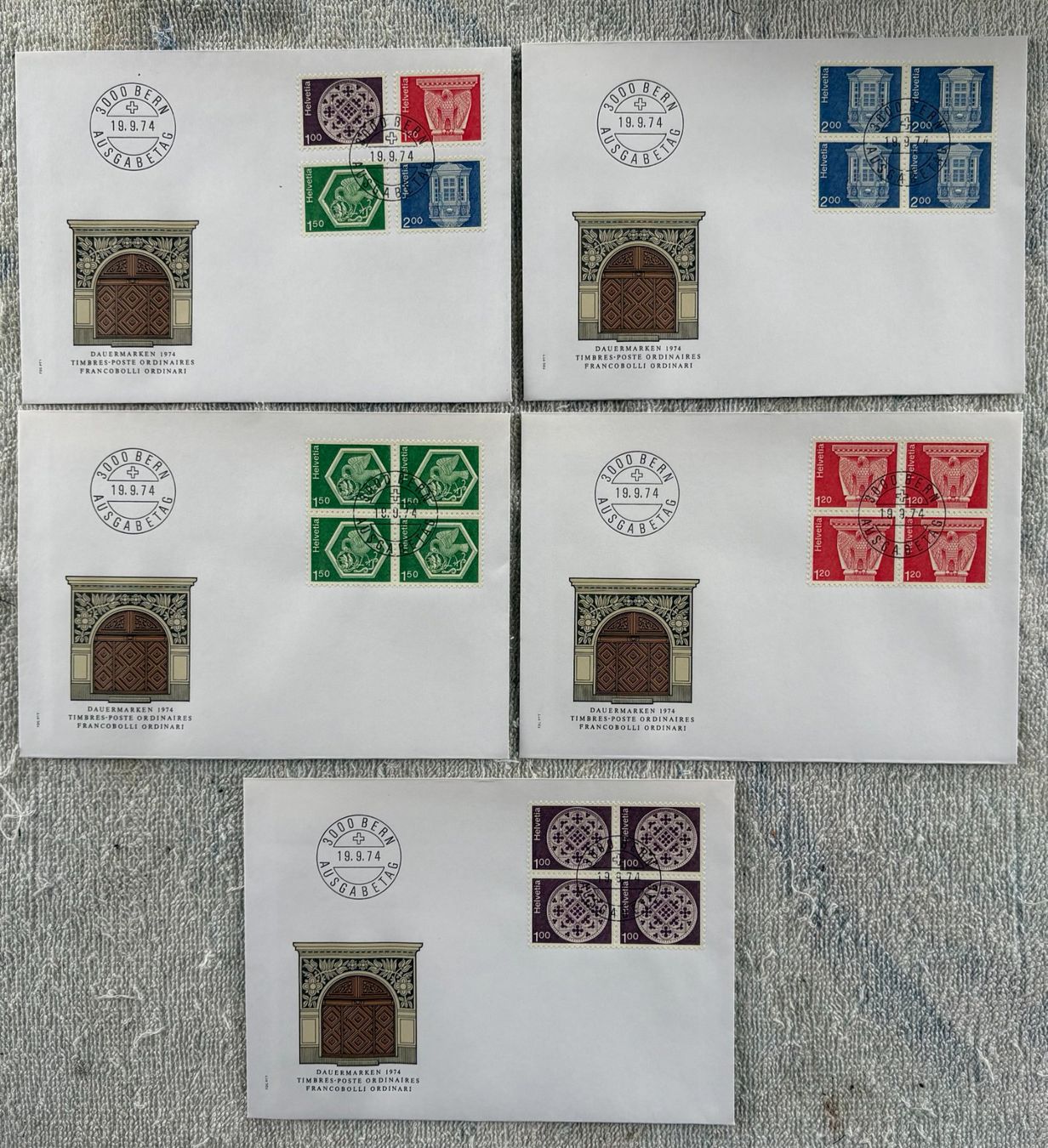Tous les timbres: LOT FDC PTT – D'occasion à Ostermundigen par wini63