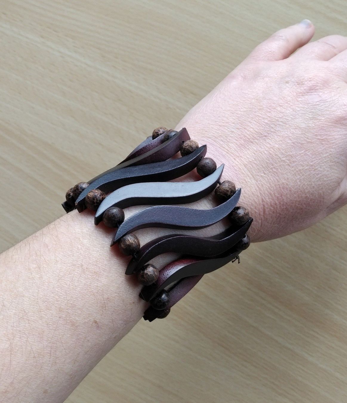 Bracciali & Braccialetti: Armreif aus Holz – Usato da Seltisberg venduto da smi_x7rx 2