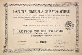 Compagnie Universelle Cinématographique, Paris - 1921