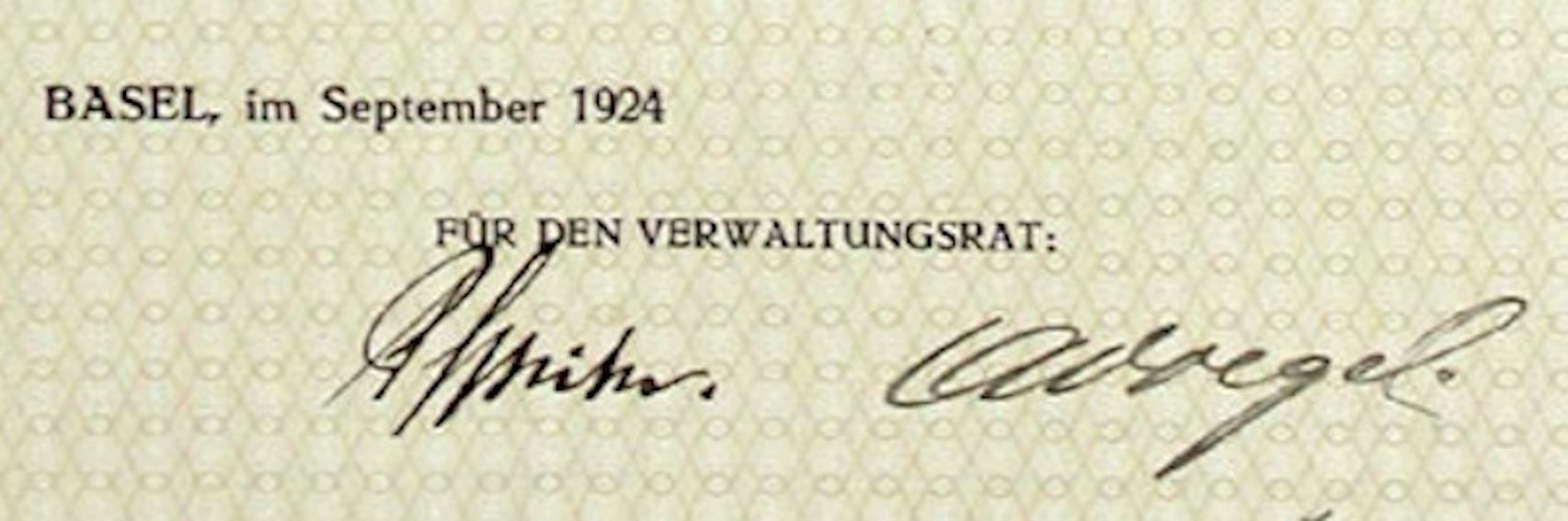 Dokumente: Darmexport AG in Basel - 1924 – Gebraucht aus Solothurn von Sgasche 1