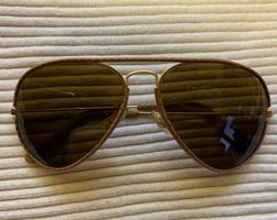 Vintage B&L Ray Ban Bausch & Lomb 58mm Perforated Leather