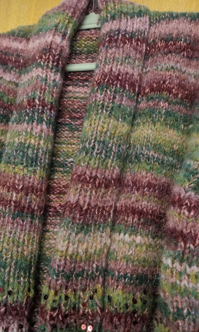Giacche: Coole elbstgemachte Strickjacke, Gr. M/L – Nuovo (secondo la descrizione) da Oftringen venduto da MalousAllerlei 2
