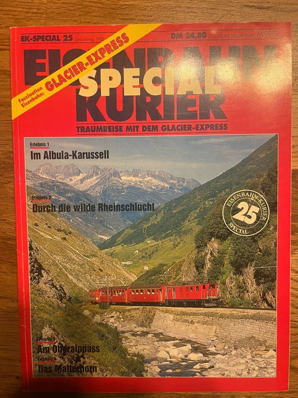 Modellini di ferrovie: Eisenbahn Kurier - Glacier-Express – Usato da Rickenbach b. Wil venduto da KadiAdi